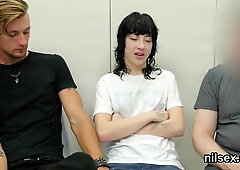 Flirty Teenie Was Brought In Butthole Nuthouse For Pain