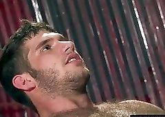 Muscle gay fetish with cumshot