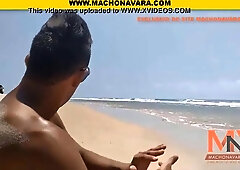 the stick showed on the beach