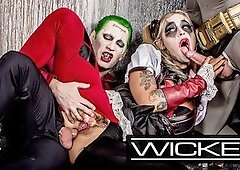 Nasty - Harley Quinn Drilled By Joker & Batman