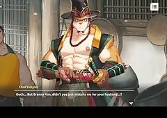 Fur-covered gay visual novel featuring a big dick in a fun game