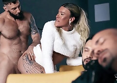 She-cock Hardening At The Cinema