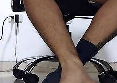Dress socks, foot master, college crossdresser