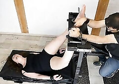 Very ticklish fench beauty