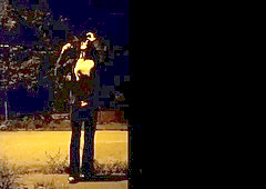 TsRea night public display street walk she-creature transgender princess