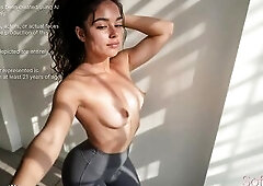 At 1st I didn't understand why that babe took a shower in advance of the gym. But in conclusion I screwed her and filled her butt with cum. [AI]