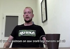 DirtyScout: Handjob in company with very slim gay