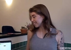 Hey, you guys want some pizza? Don't worry, I won't try any tricks on you like on Ivy, who luckily didn't understand a word of Czech. I