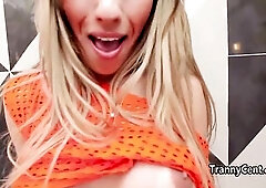 Ebony chap bangs oiled tgirl butt