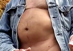 nudist with cockring