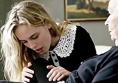 Blondie enjoys mature hotties ai clip