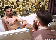 PSM Tickling - Spanish Hunk Pedro's Barcelona Tickling Party