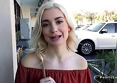 Shaved Cunt Tiny Tits Teen Fucks Outdoor