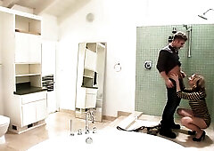 3-way sex in the shower