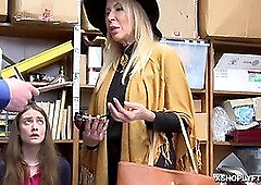 Samantha Hayes rail the lp officers cock