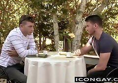 Sexy Brendan is lost for words after meeting with Alex