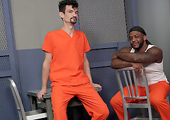 Prison sex with gay ebony dude & cell mate - Marco Di Antoni & Micah Martinez