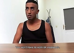 DIRTY SCOUT 246 - Blond Twink Bumps Into A Guy After Breaking Up With His Gf & Shows Him His