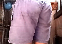 Sinumpong na kalibugan habang nagpapakain ng ibon ni tito