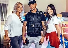 As music blares through the Fake Hostel, Elena Vega heads into the hall to investigate. Finding the Landlord's Wife (Kathy Anderson) in a bedroom