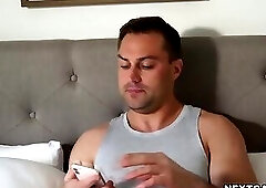 Kye Storm preps Damien and Max for porn shoot