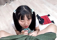 Adorable first-timer from Myanmar brings her big ass to the scene