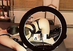 European goddess subjects her slave to anal domination