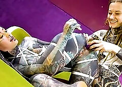 Inked Alt Teens Destroy Each Other with Massive Crazy Toys