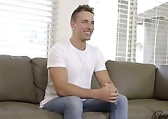 Hot lad jerking off