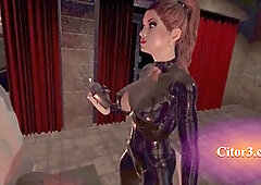 Femdom dungeon, mummy, big ass