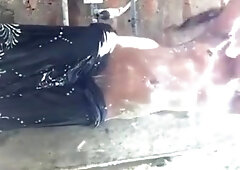 Sri Lankanoutdoor Bath මල්කි නන්ගි ටිරිප් එකක් ගිහින් කොල්ලට පෙන්න නා