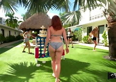 Sexy teen girl breathtaking anal video