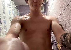 Empty Your Balls - In To The Shower Twink Porn Boys