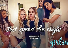 She fucks her BFF's stepsis at sleepover unleashing forbidden loving lesbian lust