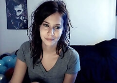 Jessica Hot Amateur Brunette On Creamy Masturbation