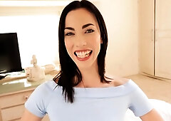 Milf temptress buries stepson's cock deep inside her pussy