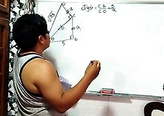 Beautiful male sex, gay student, in spanish