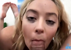 Magdalenas ride in the bathroom Anal Blonde Blowjob Cumshot