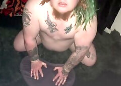 Aspen Thorne Screws Himself Whilst Trying to be Quiet