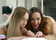 Andi Rose & Kyler Quinn - Cum Swapping - Malisa Moir