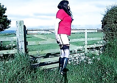 Out in the countryside talking bawdy