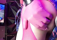 pink sissy sex tool bang machine