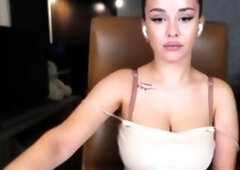 Hottest brunette solo webcam masturbation 2