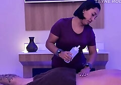 Dedicated studio session. See this exceedingly focused real massage in 1080p60 smooth motion, creating enormous organic body tension for a YOU.S. Citi