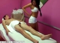 Slim massause is often giving special massage to every guy who gives her enough money