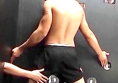Homosexual, cum tribute, glory hole