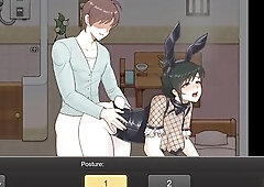 This is gameplay from Village Rhapsody. A 2D clip game where u, as the hunk character, can have sex with all the babes in the village.