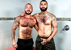 Rikk York and Julian Torres hit the showers and FUCK