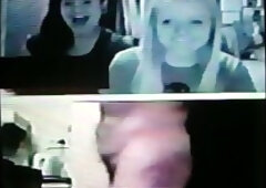 2 office girls shocked my strip show is live (+ sound )