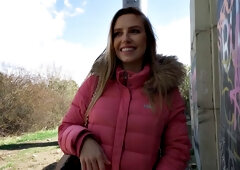 Hairypussy amateur babe fucked in sex for money